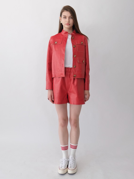 [FINAL SALE] BETH SPORTY SHORTS_RED